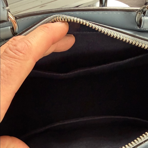 Coach ZOE 2018 Light Blue Leather Satchel with hangtag - Picture 11 of 17